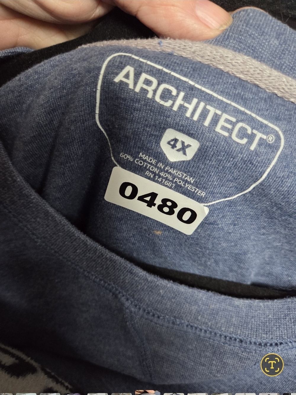 Architect Men’s Heather Blue Crewneck Sweater.